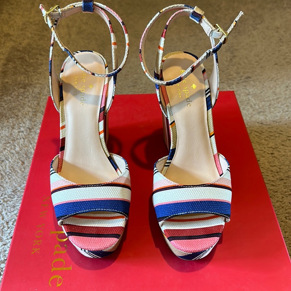Kate spade multi color sandal